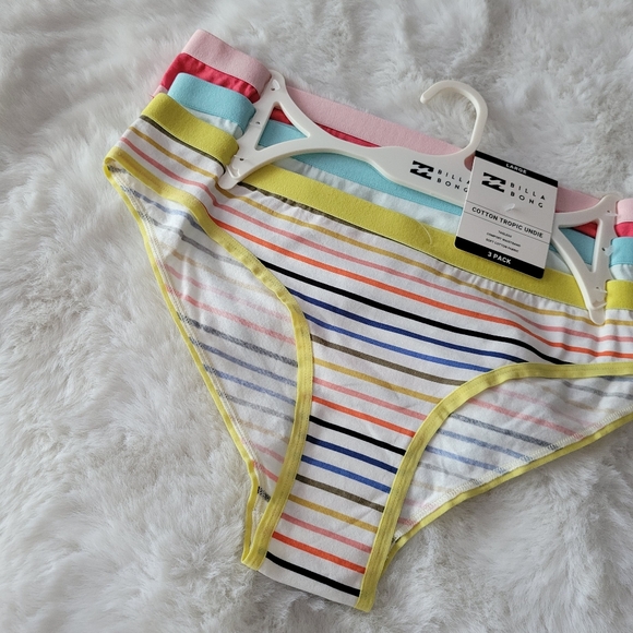 💐BILLABONG 3-PACK COTTON TROPIC UNDIE SIZE L - Picture 5 of 10